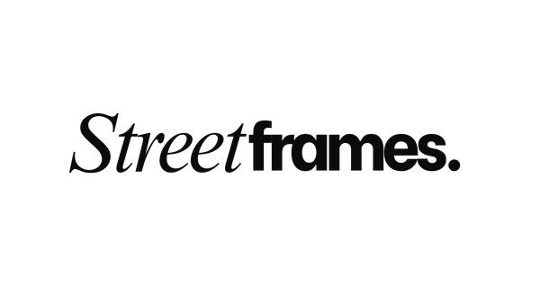 Black text 'Streetframes' on a white background with 'SINCE 2026' below.